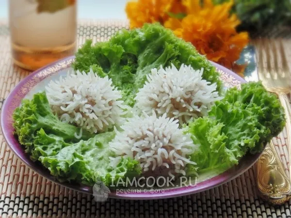 Фото блюда: Мясные ёжики