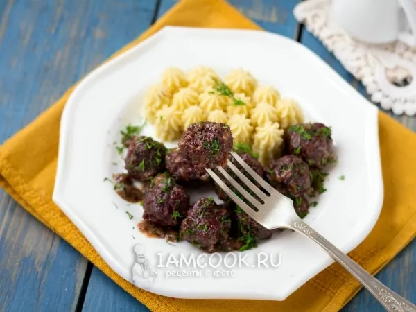 Фото блюда: Шведские фрикадельки «Köttbullar»