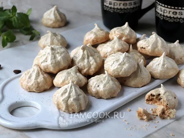 Фото блюда: Кофейное безе (меренга)