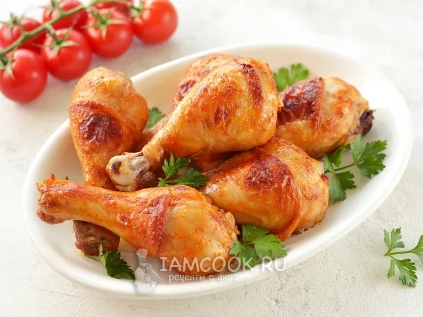 Фото блюда: Куриные ножки в маринаде в духовке