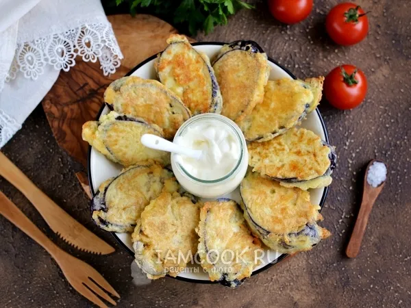 Фото блюда: Баклажаны в сырном кляре