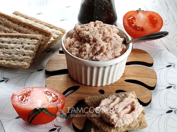 Фото блюда: Паштет из ветчины