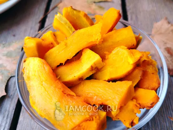 Фото блюда: Вяленая тыква в духовке (как манго)