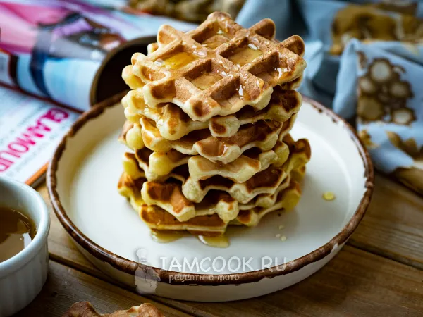 Фото блюда: Медовые вафли