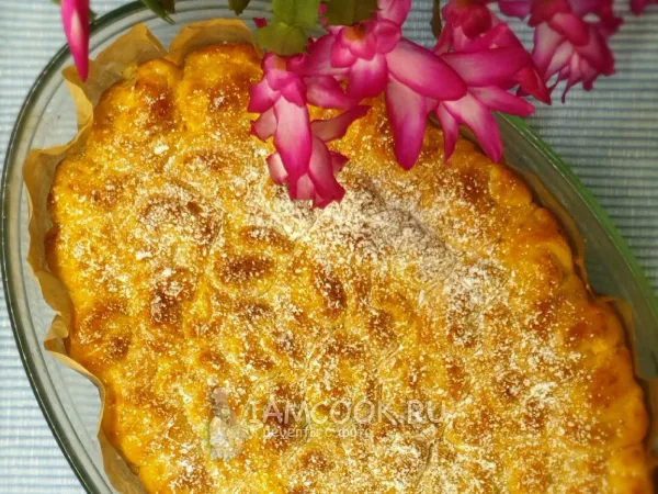 Фото блюда: Творожный пирог «из розочек»