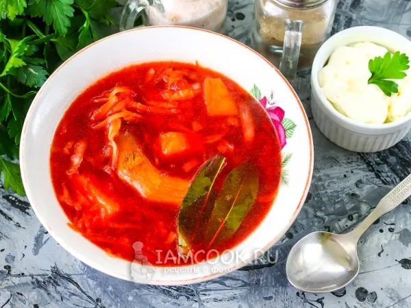 Фото блюда: Борщ с уткой