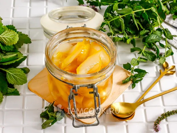 Фото блюда: Начинка из груш для пирога на зиму