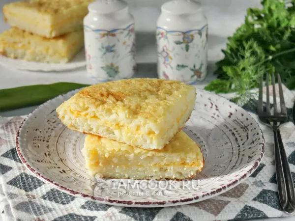 Фото блюда: Запеканка с рисом и яйцами