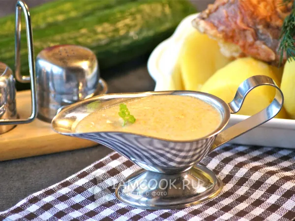 Фото блюда: Соус из лисичек