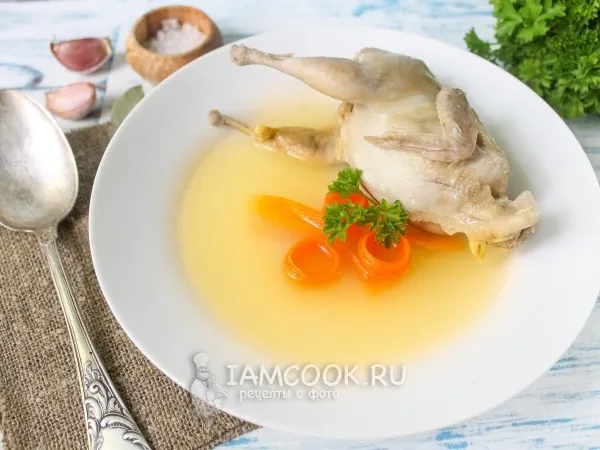 Фото блюда: Консоме из перепелов