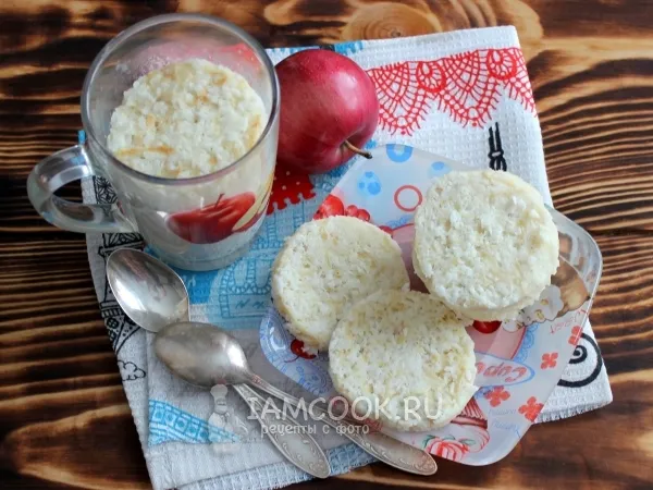 Фото блюда: Кекс ПП в кружке с яблоком