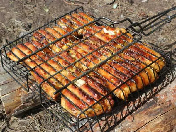 Фото блюда: Шашлык из курицы на решетке