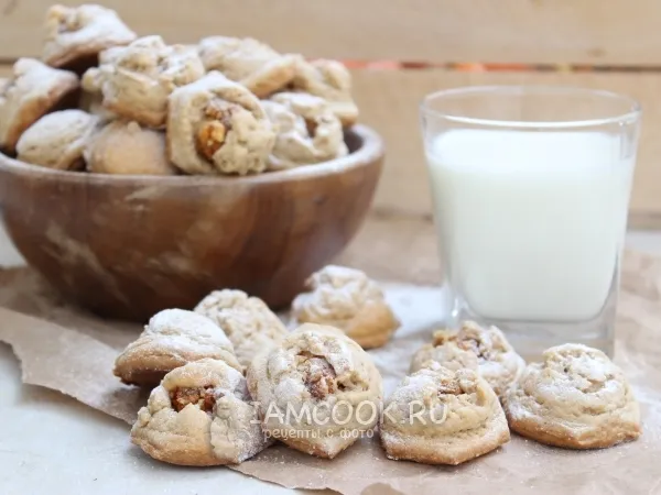 Фото блюда: Песочное печенье с курагой