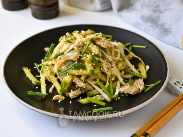 Фото блюда: Японский салат с курицей