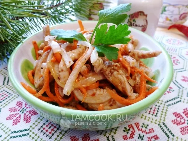 Фото блюда: Хе из куриной грудки