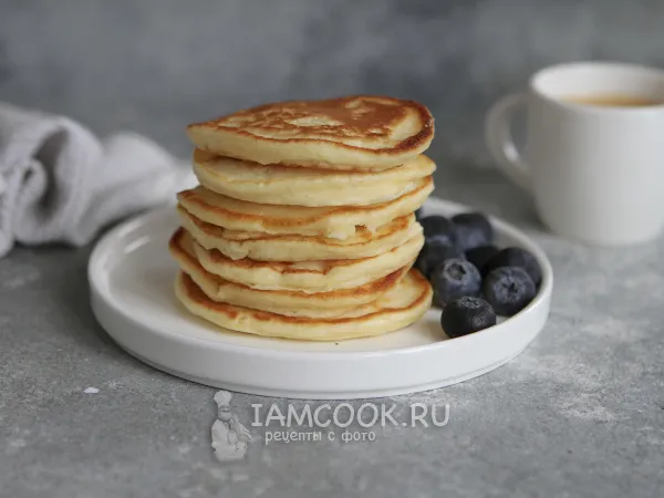 Фото блюда: Пышные оладьи из пшенной каши