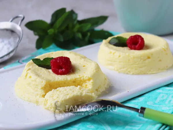 Фото блюда: Творожное суфле в микроволновке