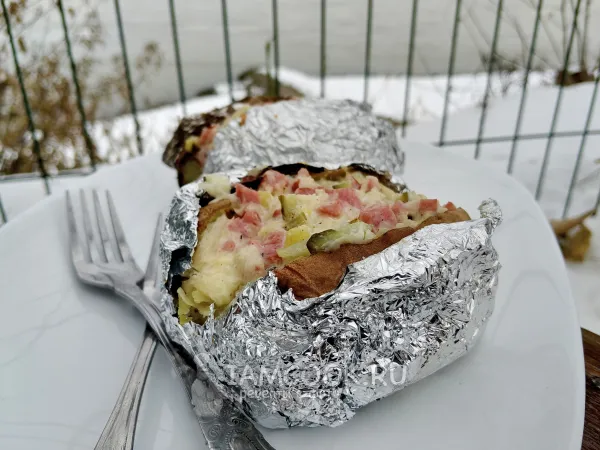 Фото блюда: Крошка-картошка на мангале (на углях)