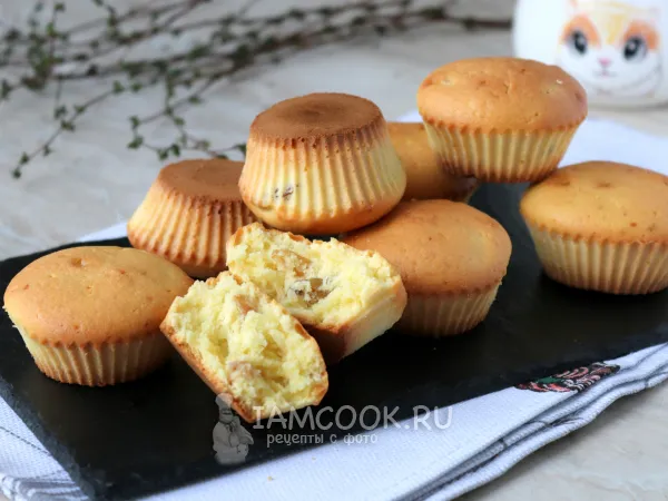 Фото блюда: Кексы на сыворотке