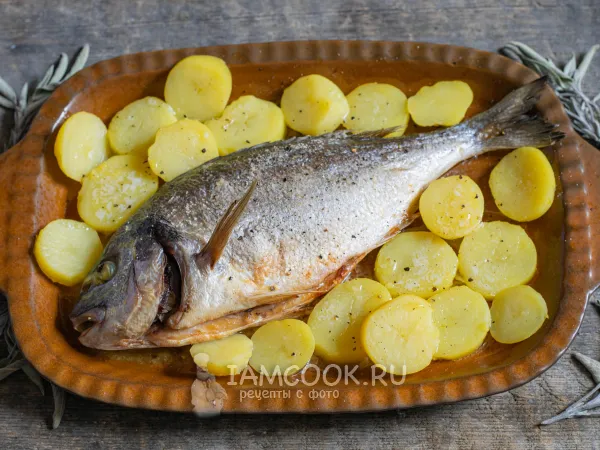 Фото блюда: Дорадо в духовке без фольги