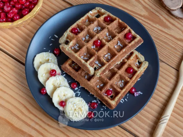Фото блюда: Бельгийские вафли пп