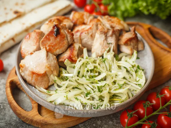 Фото блюда: Маринованный лук к шашлыку по-кавказски