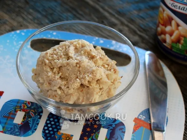 Фото блюда: Паштет из фасоли с миндалем