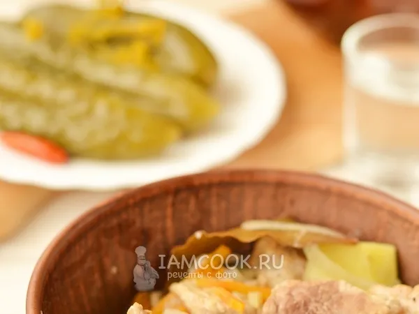 Фото блюда: Жаркое в горшочках в духовке