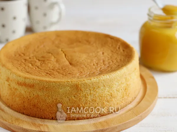 Фото блюда: Манговый бисквит