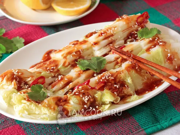Фото блюда: Закуска из пекинской капусты по-тайски