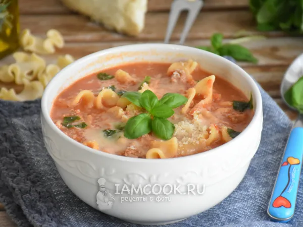 Фото блюда: Суп «Лазанья»