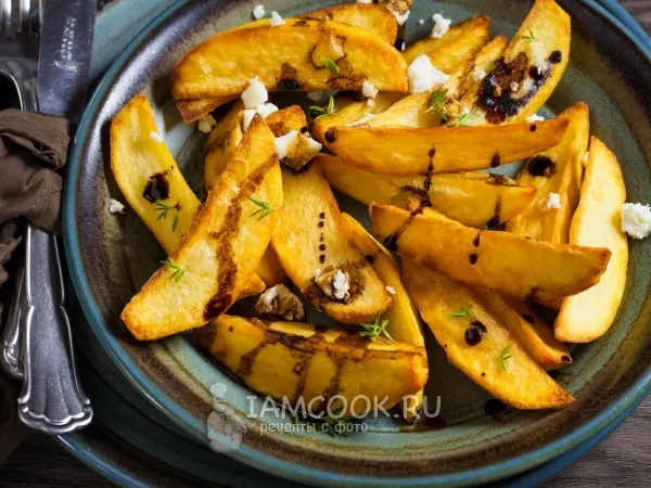 Фото блюда: Картошка фри с сыром
