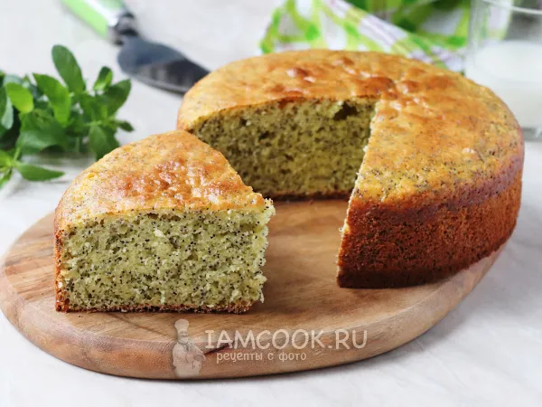 Фото блюда: Пирог с маком на кефире