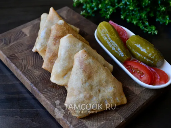 Фото блюда: Блин-бургер