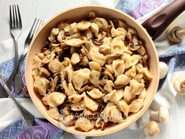 Фото блюда: Галушки с грибами