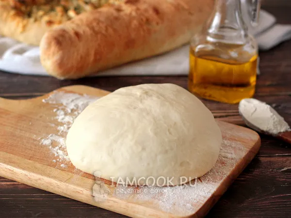 Фото блюда: Дрожжевое тесто для чиабатты, хачапури, матнакаша