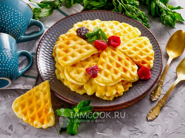 Фото блюда: Вафли на растительном масле