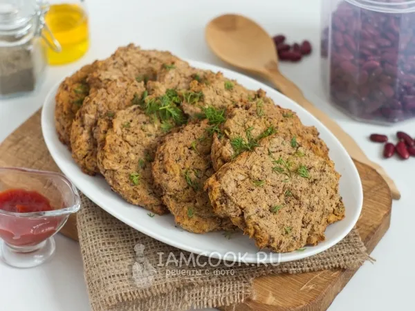 Фото блюда: Котлеты из фасоли с тыквой