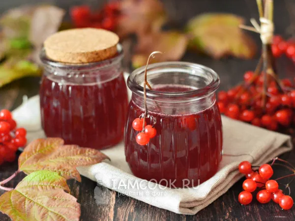 Фото блюда: Желе из калины (на зиму)