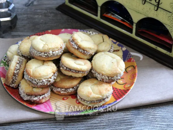 Фото блюда: Печенье «Пчелка» с вареной сгущенкой