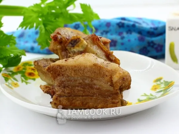 Фото блюда: Ребрышки свиные в духовке в рукаве