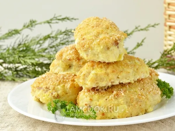 Фото блюда: Рыбные котлеты в духовке