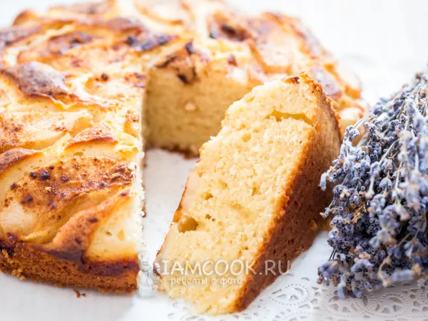 Фото блюда: Миндальный пирог с грушей