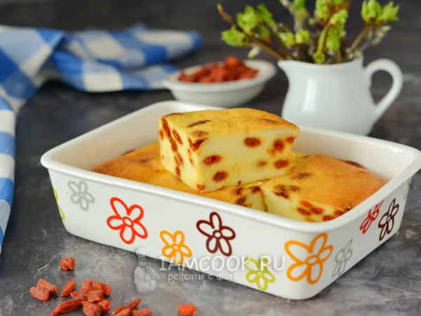 Фото блюда: Творожная запеканка ПП (без муки и манки)