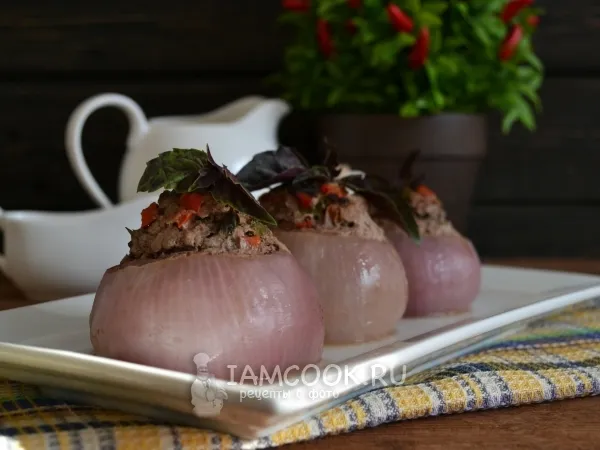 Фото блюда: Фаршированный лук