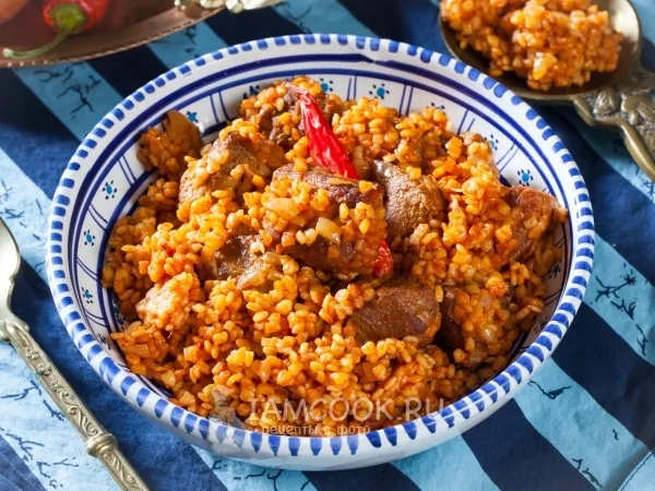 Фото блюда: Баранина с макаронами