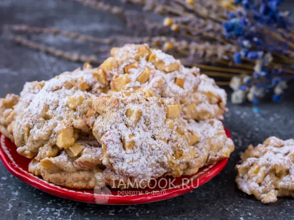 Фото блюда: Печенье «Шарлотка» с яблоками