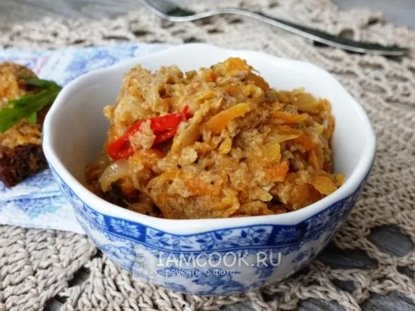 Фото блюда: Икра из соленых грибов