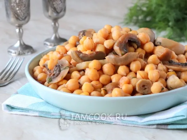 Фото блюда: Нут с грибами
