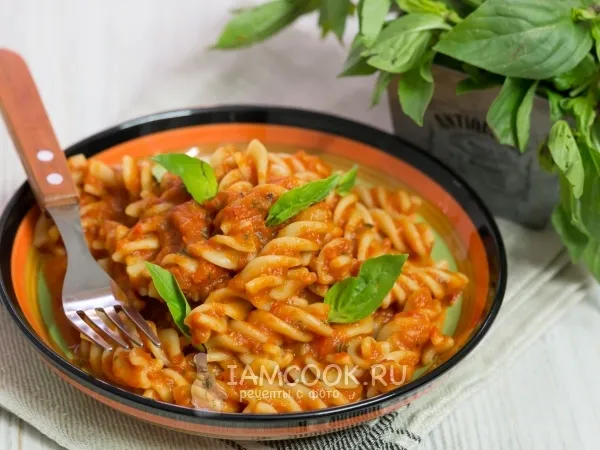 Фото блюда: Паста с перцем и помидорами
